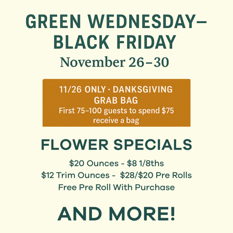 Green Wed Black Friday Deals